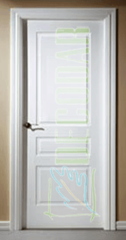 puerta lacada instalada en madrid